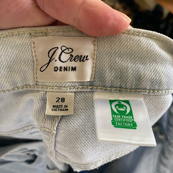 J Crew Slim wide-leg jean in Misty Surf wash size 28 - Picture 4 of 6